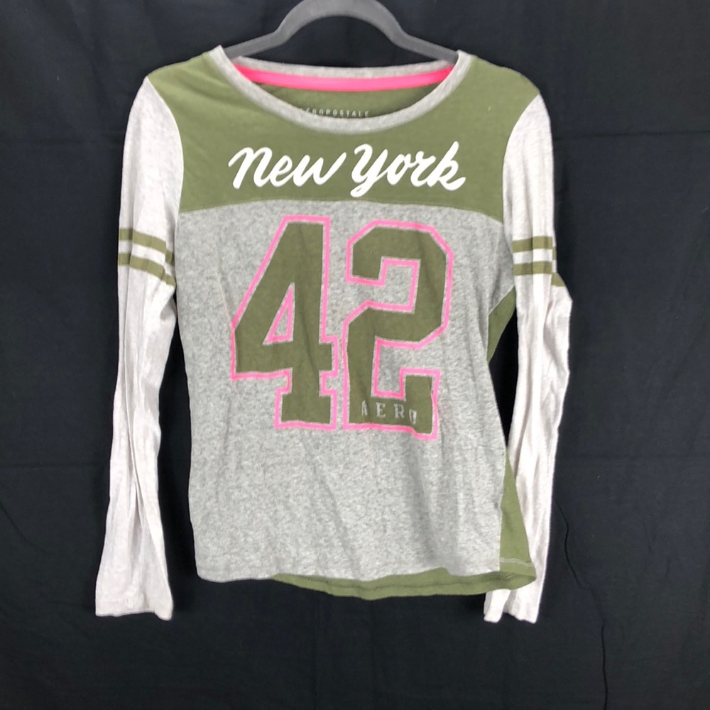 Cotton long sleeve sporty shirt